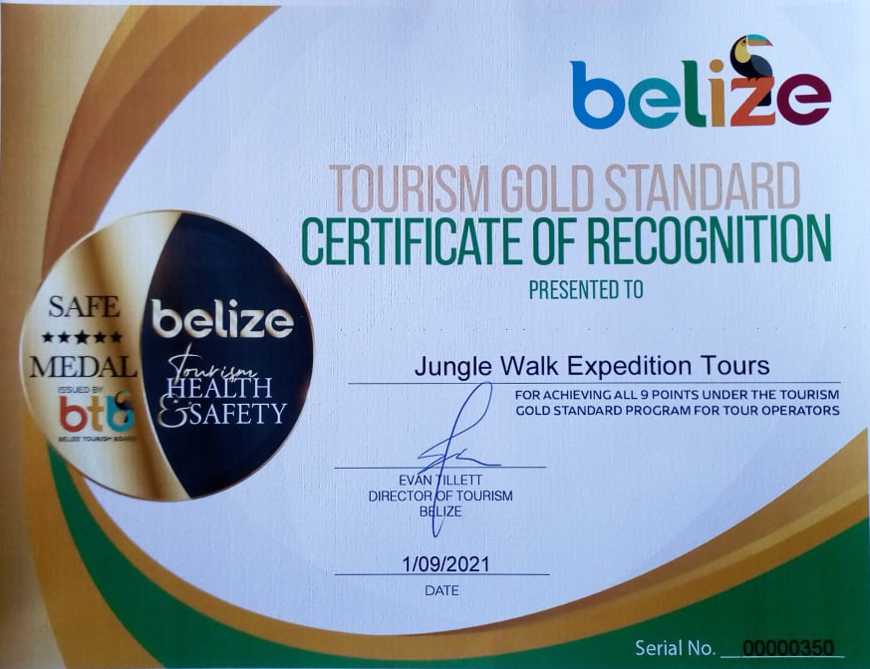 BTB Certificate of Recognition